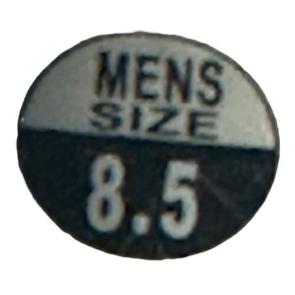 Nike Air monarch full length standard width D size 8.5. Black/white red swoosh - Picture 5 of 11